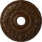 Ekena Millwork Rose Ceiling Medallion (Fits Canopies up to 7 1/4"), 18"OD x 3 1/2"ID x 1 1/2"P, Root Beer Crackle CM18RORBC - alternate 1